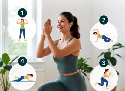 7 exercícios fáceis e rápidos para melhorar a saúde e o bem-estar
