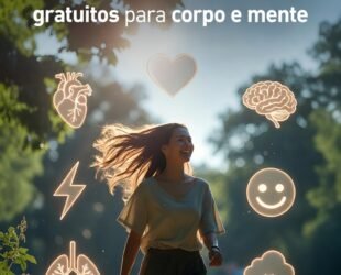 benefícios físicos e mentais da caminhada ao ar livre.