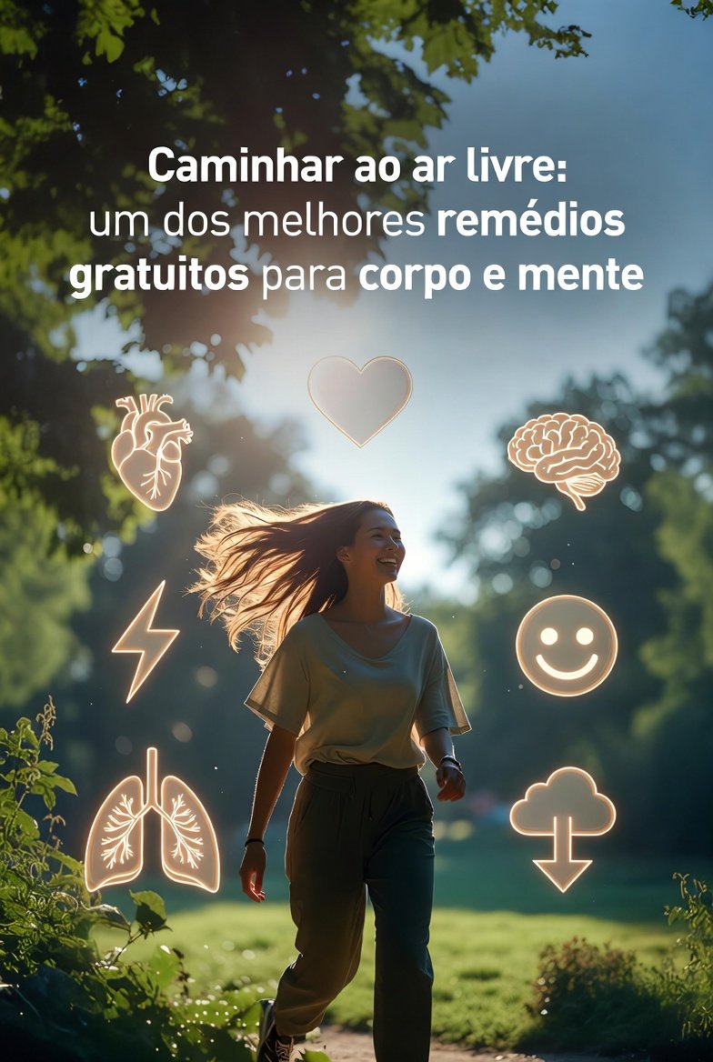Caminhar ao ar livre: um dos melhores remédios gratuitos para corpo e mente