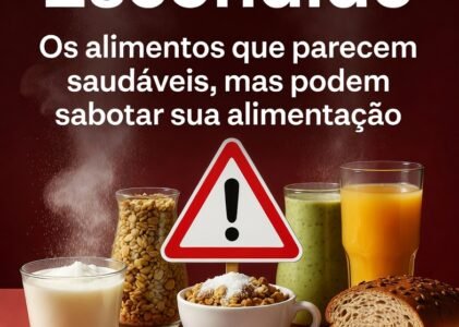 Açúcar Escondido: Os alimentos que parecem saudáveis, mas podem sabotar sua alimentação