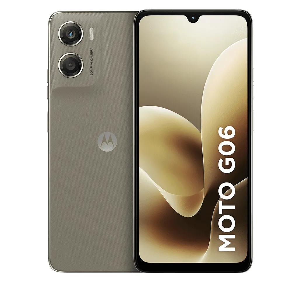 Smartphone Motorola Moto G06 – 256gb 12gb (4gb Ram + 8gb Ram Boost) E Camera 50mp Com Ai Bateria De 5200 Mah Tela 6.9 – Bege