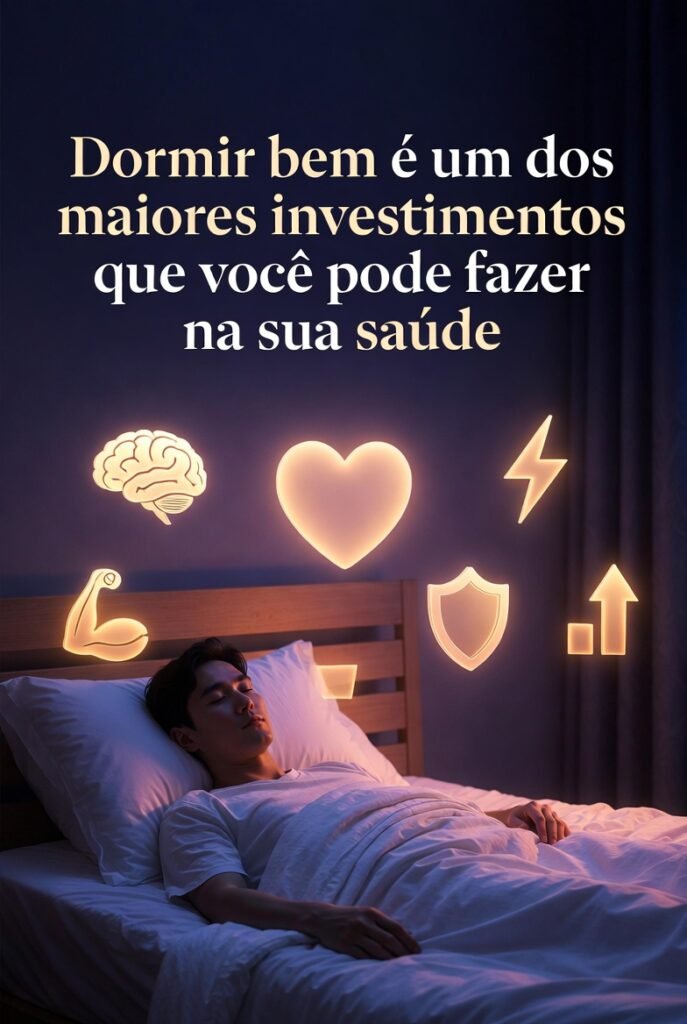 Dormir bem é um dos maiores investimentos que você pode fazer na sua saúde.