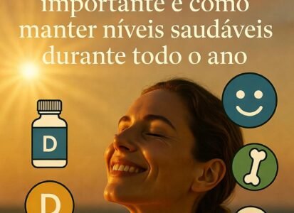 🥗Vitamina D: por que ela é tão importante e como manter níveis saudáveis durante todo o ano