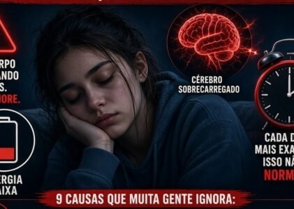 Cansaço constante não é normal: 9 causas que muita gente ignora e quando investigar