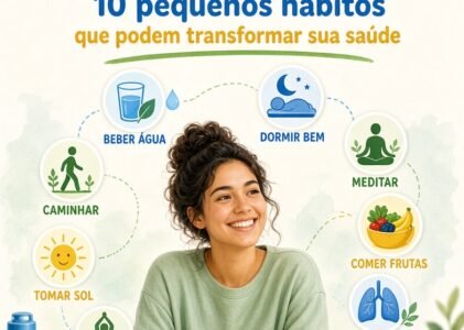 Você não precisa mudar sua vida inteira: 10 pequenos hábitos que podem transformar sua saúde