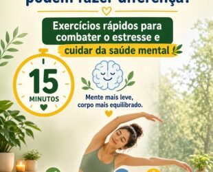 15 minutos por dia podem fazer diferença