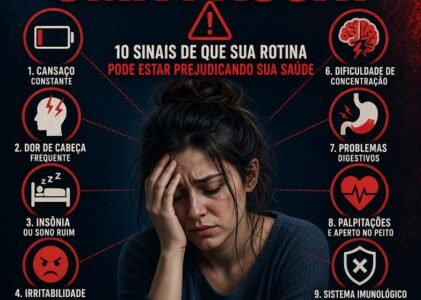 Seu corpo está pedindo uma pausa? 10 sinais de que sua rotina pode estar prejudicando sua saúde
